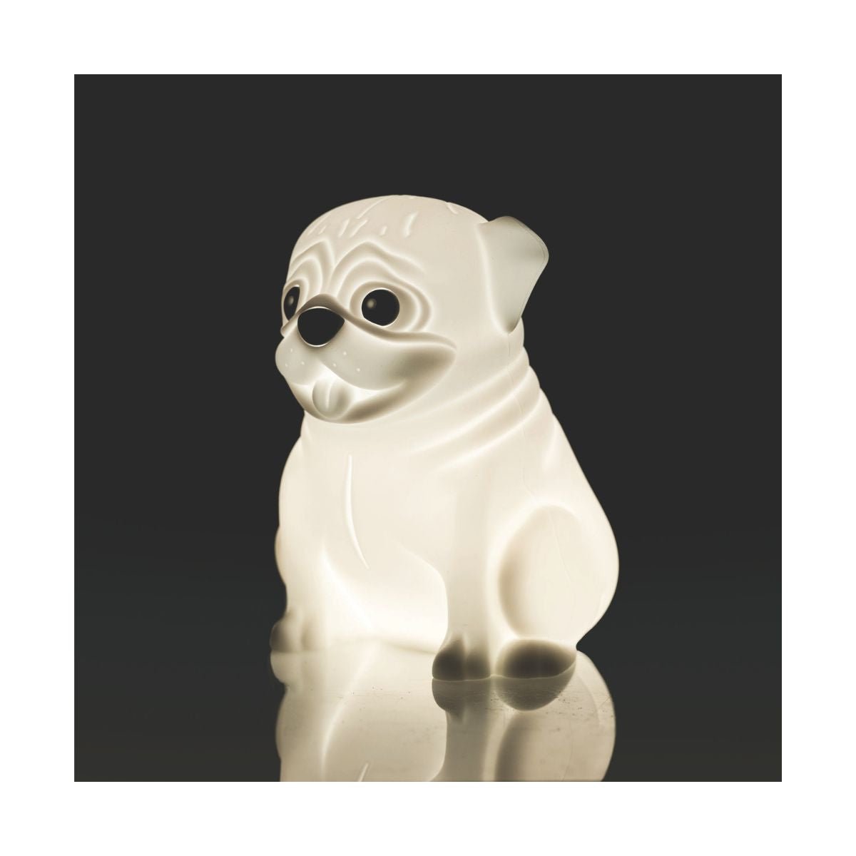 Lil' Dreamers Pug Soft Touch LED Light - White - Rivercity House & Home Co. (ABN 18 642 972 209) - Affordable Modern Furniture Australia