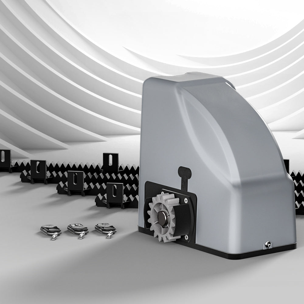 Lockmaster Automatic Sliding Gate Opener Kit 4M 800KG - Home & Garden > Gate Openers - Rivercity House & Home Co. (ABN 18 642 972 209) - Affordable Modern Furniture Australia