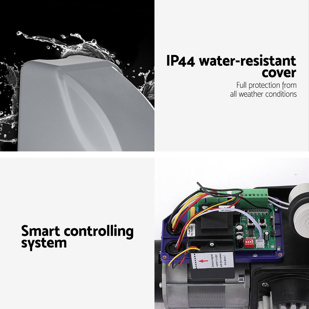 Lockmaster Automatic Sliding Gate Opener Kit Keypad 6M 800KG - Home & Garden > Gate Openers - Rivercity House & Home Co. (ABN 18 642 972 209) - Affordable Modern Furniture Australia