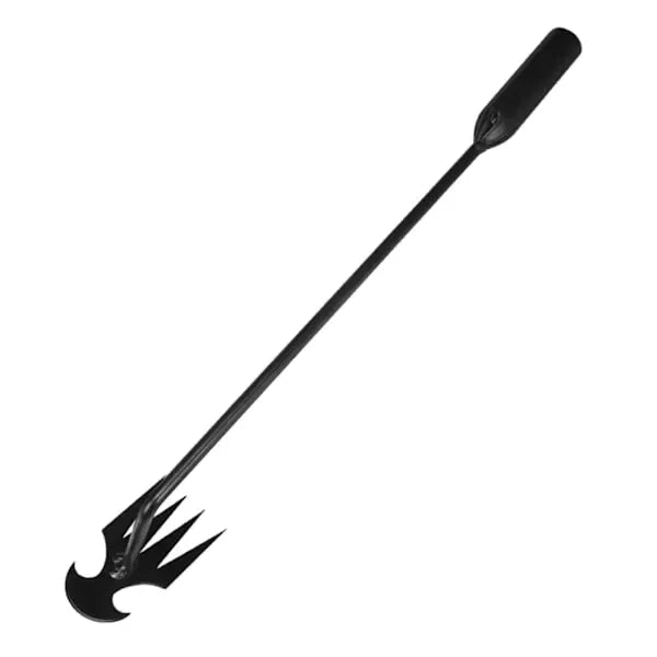 Long Manual Weeding Tool with High Carbon Steel Claw and Ergonomic Handle for Garden Beds, Yards, Lawns and Potted Plants - Black - Home & Garden > Garden Tools > Gardening Tools - Rivercity House & Home Co. (ABN 18 642 972 209) - Affordable Modern Furniture Australia