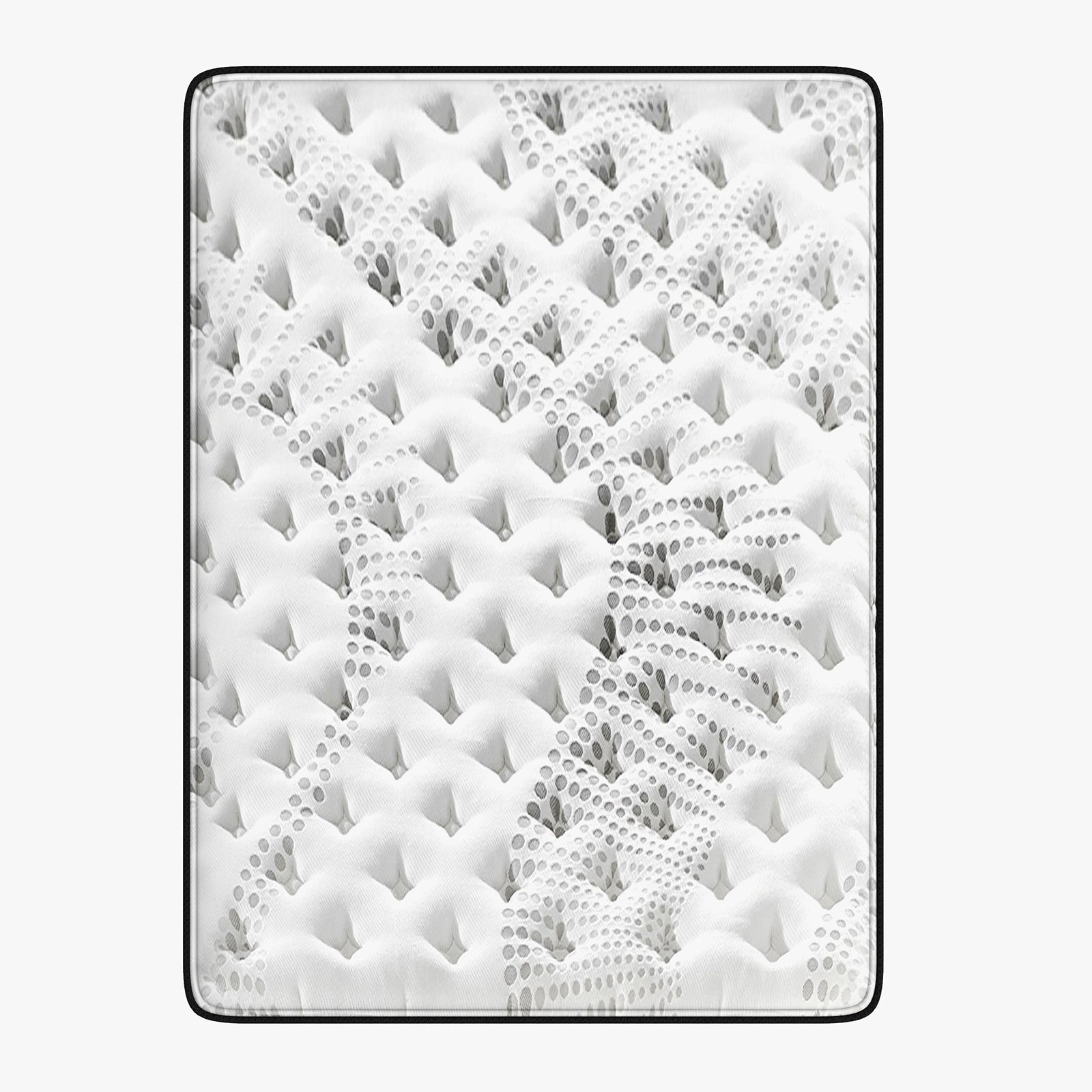 Luxopedic 32CM 5 - Zone Pocket Spring Euro Top Memory Foam Mattress Medium Firm - White Grey - Rivercity House & Home Co. (ABN 18 642 972 209) - Affordable Modern Furniture Australia