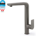 KYLINS Stainless Steel Kitchen Mixer Sink Tap with Swivel Spout WELS 6 Star - Grey Metal