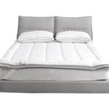 Luxury King Pillowtop Mattress Topper 4-5cm Thickness - White