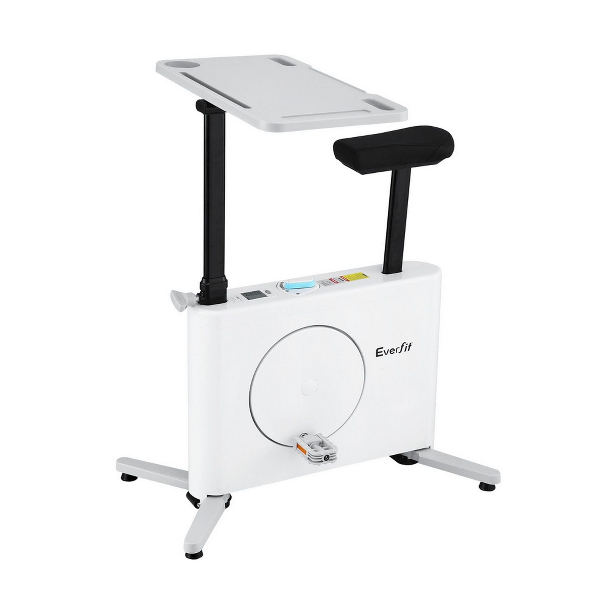 Magnetic Desk Exercise Bike with Tabletop for Home Workout - Black - Sports & Fitness > Exercise, Gym & Fitness > Exercise Bikes - Rivercity House & Home Co. (ABN 18 642 972 209) - Affordable Modern Furniture Australia