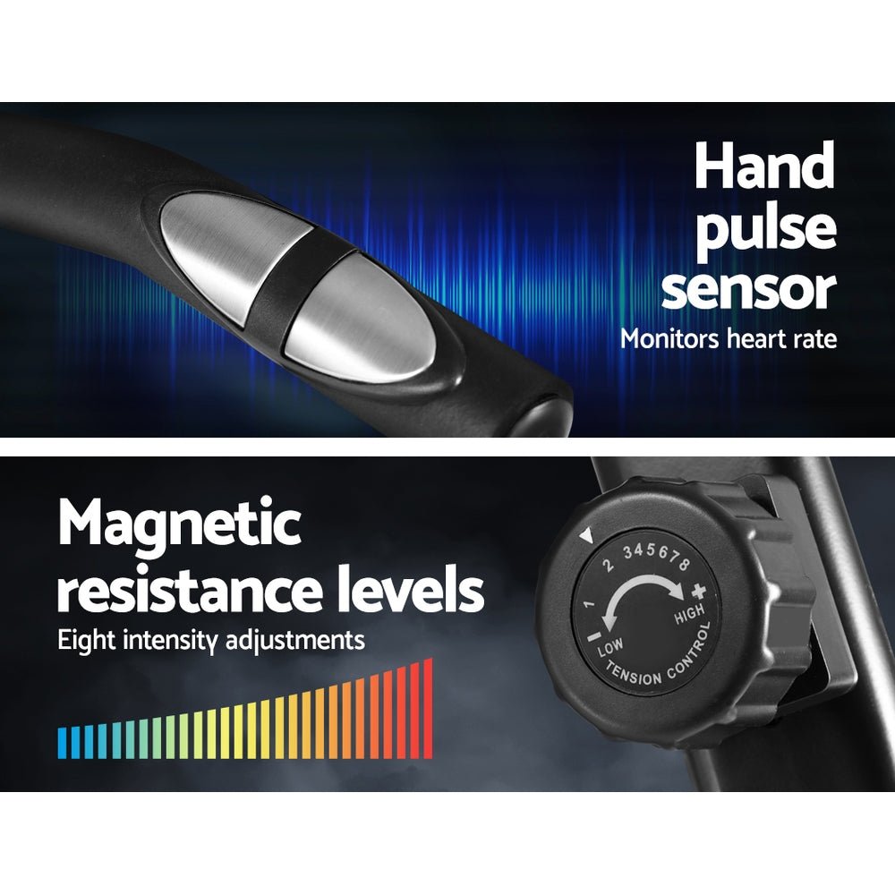 Magnetic Recumbent Exercise Bike Fitness Cycle Trainer - Rivercity House & Home Co. (ABN 18 642 972 209) - Affordable Modern Furniture Australia