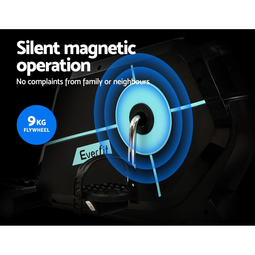 Magnetic Recumbent Exercise Bike Fitness Cycle Trainer - Rivercity House & Home Co. (ABN 18 642 972 209) - Affordable Modern Furniture Australia