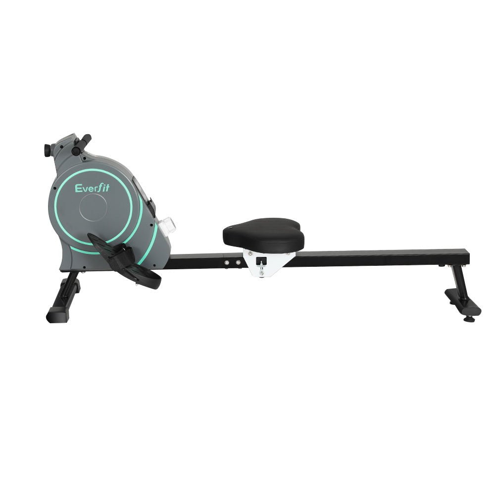 Magnetic Rowing Machine 16-Level Resistance with App - Black - Sports & Fitness > Exercise, Gym & Fitness > Exercise Bikes - Rivercity House & Home Co. (ABN 18 642 972 209) - Affordable Modern Furniture Australia