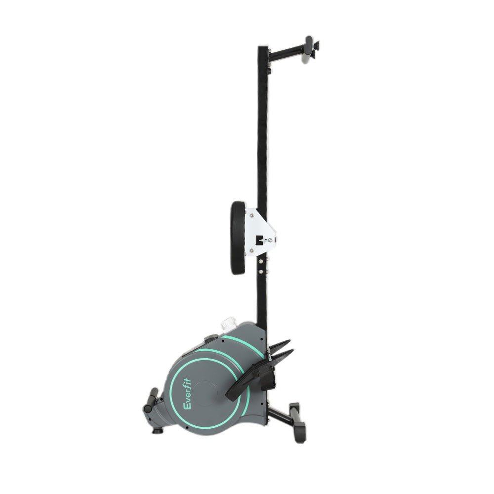 Magnetic Rowing Machine 16-Level Resistance with App - Black - Sports & Fitness > Exercise, Gym & Fitness > Exercise Bikes - Rivercity House & Home Co. (ABN 18 642 972 209) - Affordable Modern Furniture Australia