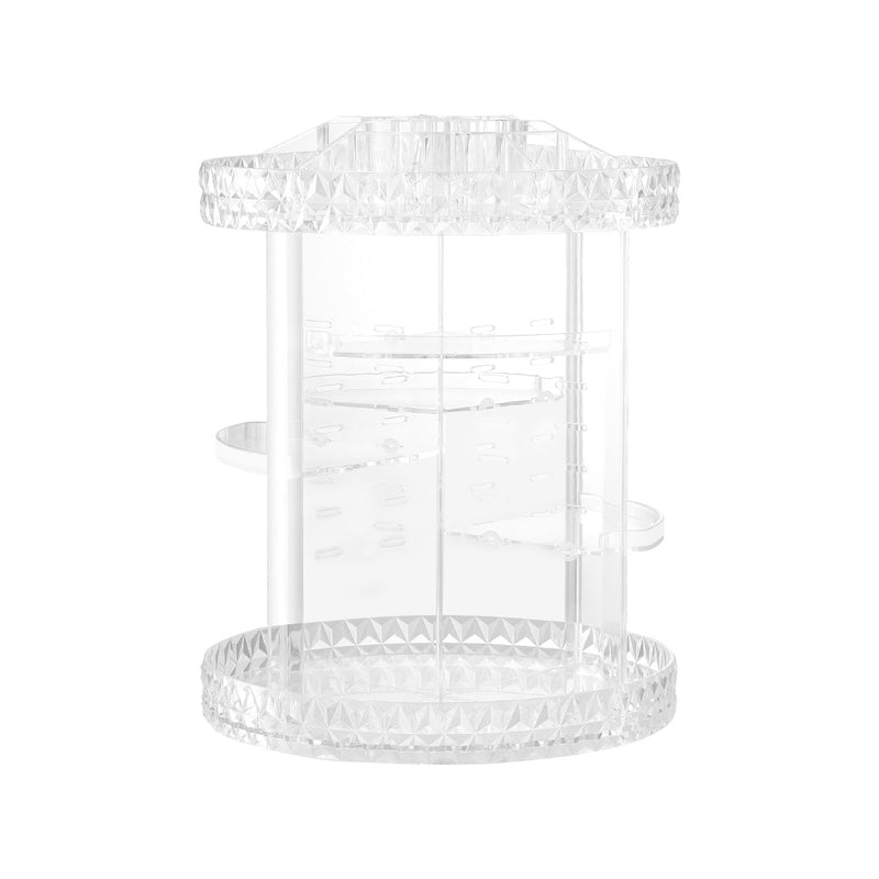 Makeup Case Acrylic Rotating Cosmetic Organizer Storage Display Holder - Health & Beauty > Cosmetic Storage - Rivercity House & Home Co. (ABN 18 642 972 209) - Affordable Modern Furniture Australia