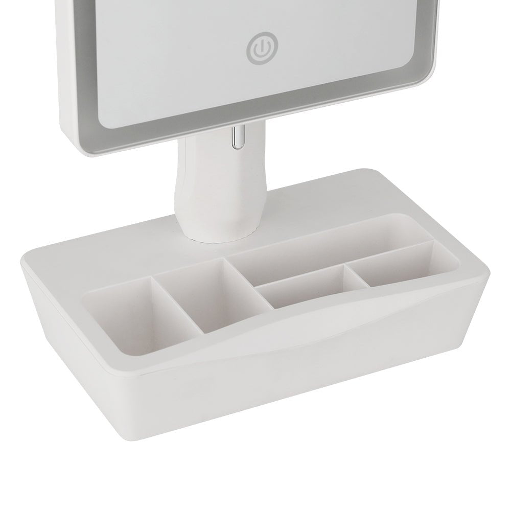 Makeup Mirror 10X Magnifying with LED light Storage Cosmetic Mirror - Health & Beauty > Makeup > Makeup Mirrors - Rivercity House & Home Co. (ABN 18 642 972 209) - Affordable Modern Furniture Australia