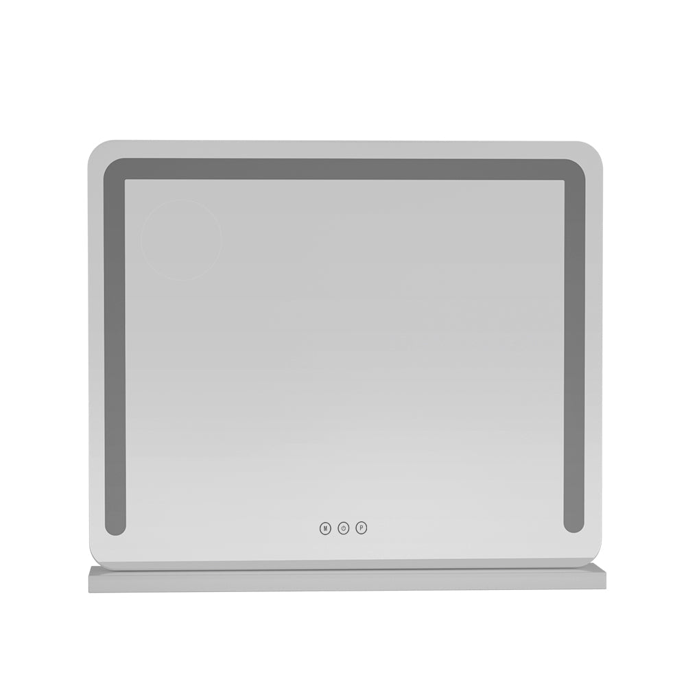 Makeup Mirror With Light Hollywood Vanity LED Mirrors White 50X60CM - Health & Beauty > Makeup Mirrors - Rivercity House & Home Co. (ABN 18 642 972 209) - Affordable Modern Furniture Australia