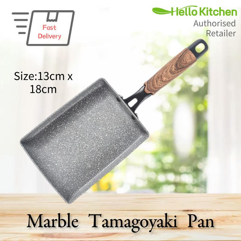 Marble Non - stick Tamagoyaki Fry Pan - Home & Garden > Kitchenware > Skillets & Frying Pans - Rivercity House & Home Co. (ABN 18 642 972 209) - Affordable Modern Furniture Australia