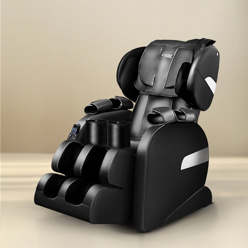 Massage Chair Electric Recliner 22 Nodes Massager Belmue - Furniture > Bar Stools & Chairs > Massage Chairs - Rivercity House & Home Co. (ABN 18 642 972 209) - Affordable Modern Furniture Australia