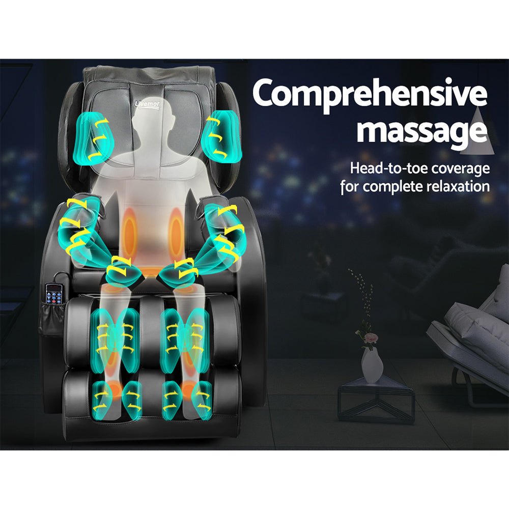 Massage Chair Electric Recliner 22 Nodes Massager Belmue - Furniture > Bar Stools & Chairs > Massage Chairs - Rivercity House & Home Co. (ABN 18 642 972 209) - Affordable Modern Furniture Australia