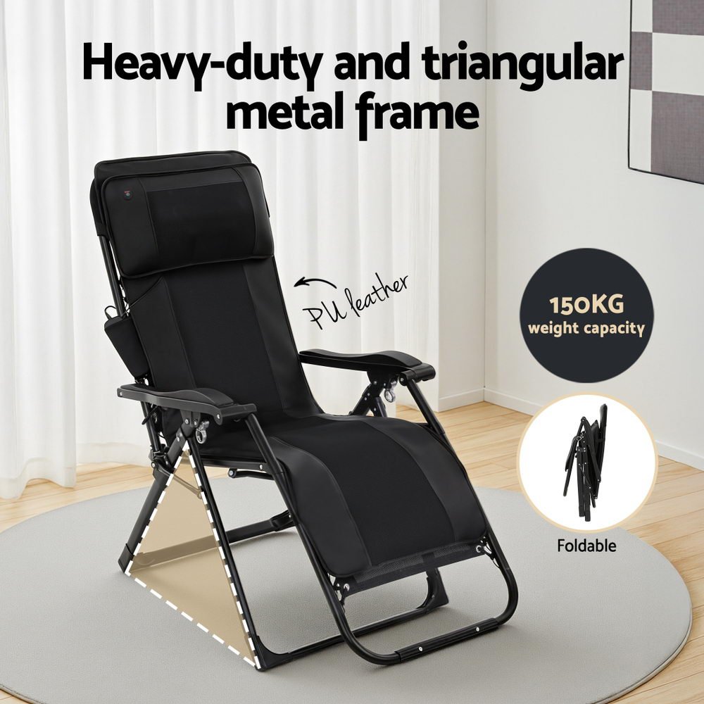 Massage Chair Electric Recliner Home Massager AYAN - Furniture > Bar Stools & Chairs > Massage Chairs - Rivercity House & Home Co. (ABN 18 642 972 209) - Affordable Modern Furniture Australia