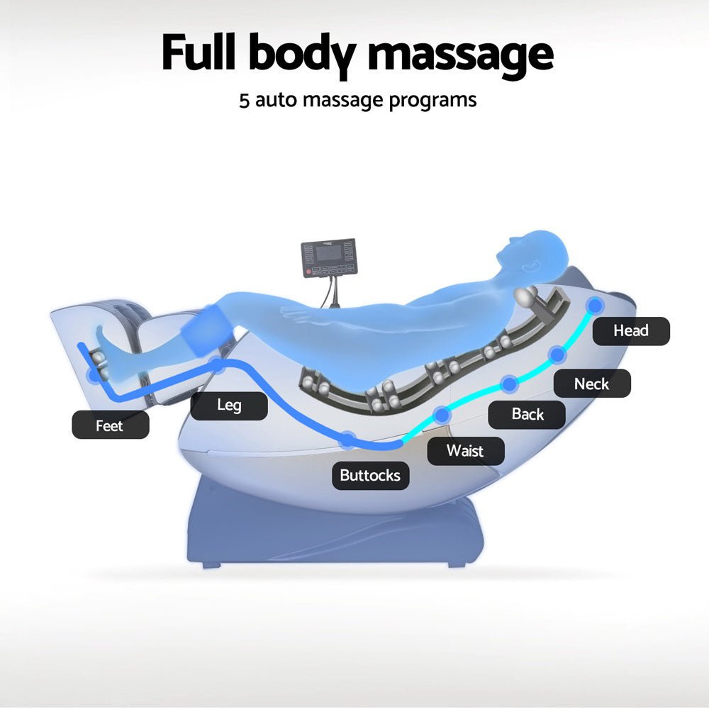 Massage Chair Electric Recliner Home Massager Beryl - Furniture > Bar Stools & Chairs > Massage Chairs - Rivercity House & Home Co. (ABN 18 642 972 209) - Affordable Modern Furniture Australia