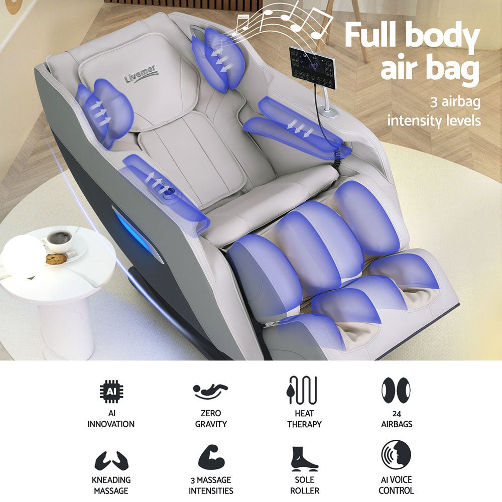 Massage Chair Electric Recliner Home Massager Brisa - Health & Beauty > Massage - Rivercity House & Home Co. (ABN 18 642 972 209) - Affordable Modern Furniture Australia