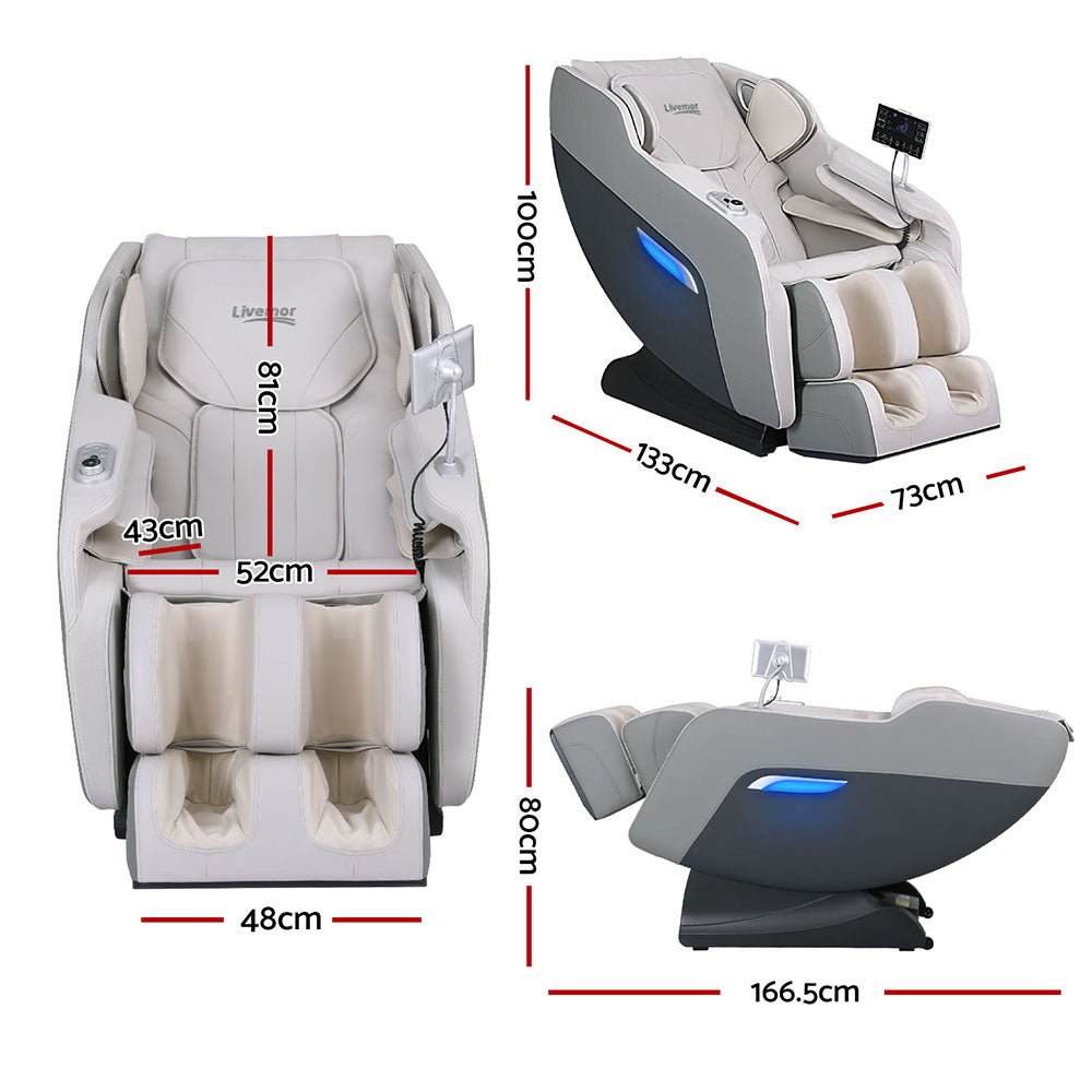 Massage Chair Electric Recliner Home Massager Brisa - Health & Beauty > Massage - Rivercity House & Home Co. (ABN 18 642 972 209) - Affordable Modern Furniture Australia