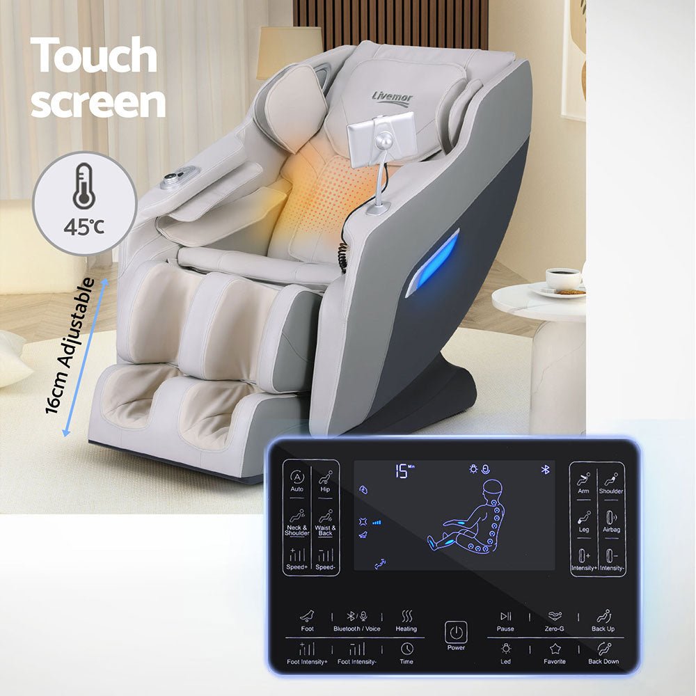 Massage Chair Electric Recliner Home Massager Brisa - Health & Beauty > Massage - Rivercity House & Home Co. (ABN 18 642 972 209) - Affordable Modern Furniture Australia