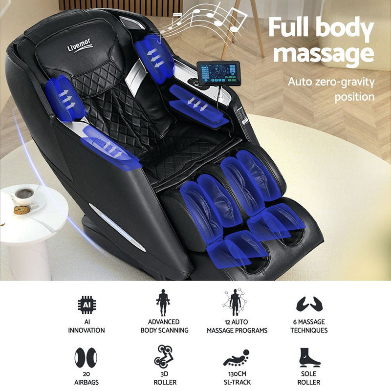 Massage Chair Electric Recliner Home Massager Oren - Health & Beauty > Massage - Rivercity House & Home Co. (ABN 18 642 972 209) - Affordable Modern Furniture Australia