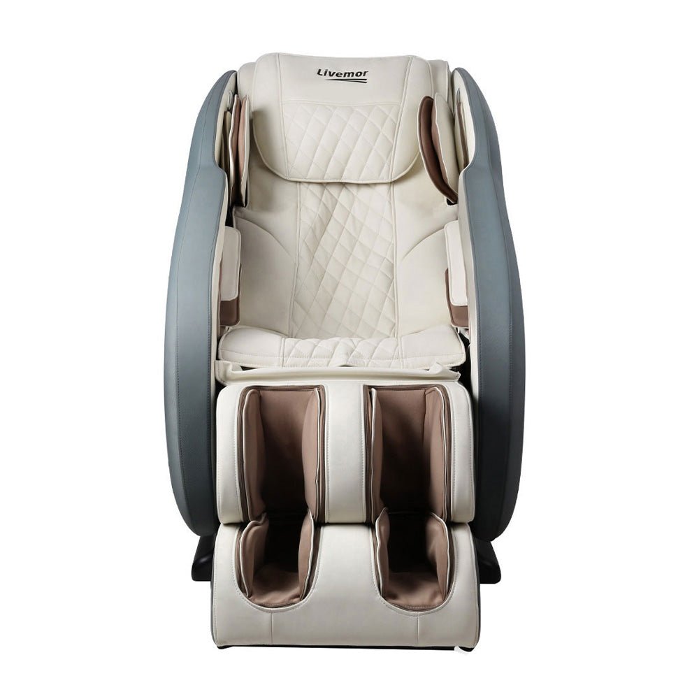 Massage Chair Electric Recliner Massager Grey Ozeni - Furniture > Bar Stools & Chairs > Massage Chairs - Rivercity House & Home Co. (ABN 18 642 972 209) - Affordable Modern Furniture Australia