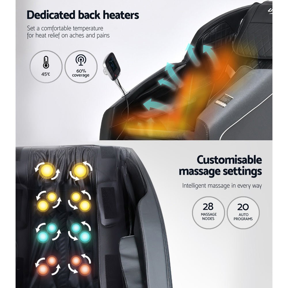 Massage Chair Electric Recliner Massager Vedriti - Furniture > Bar Stools & Chairs > Massage Chairs - Rivercity House & Home Co. (ABN 18 642 972 209) - Affordable Modern Furniture Australia