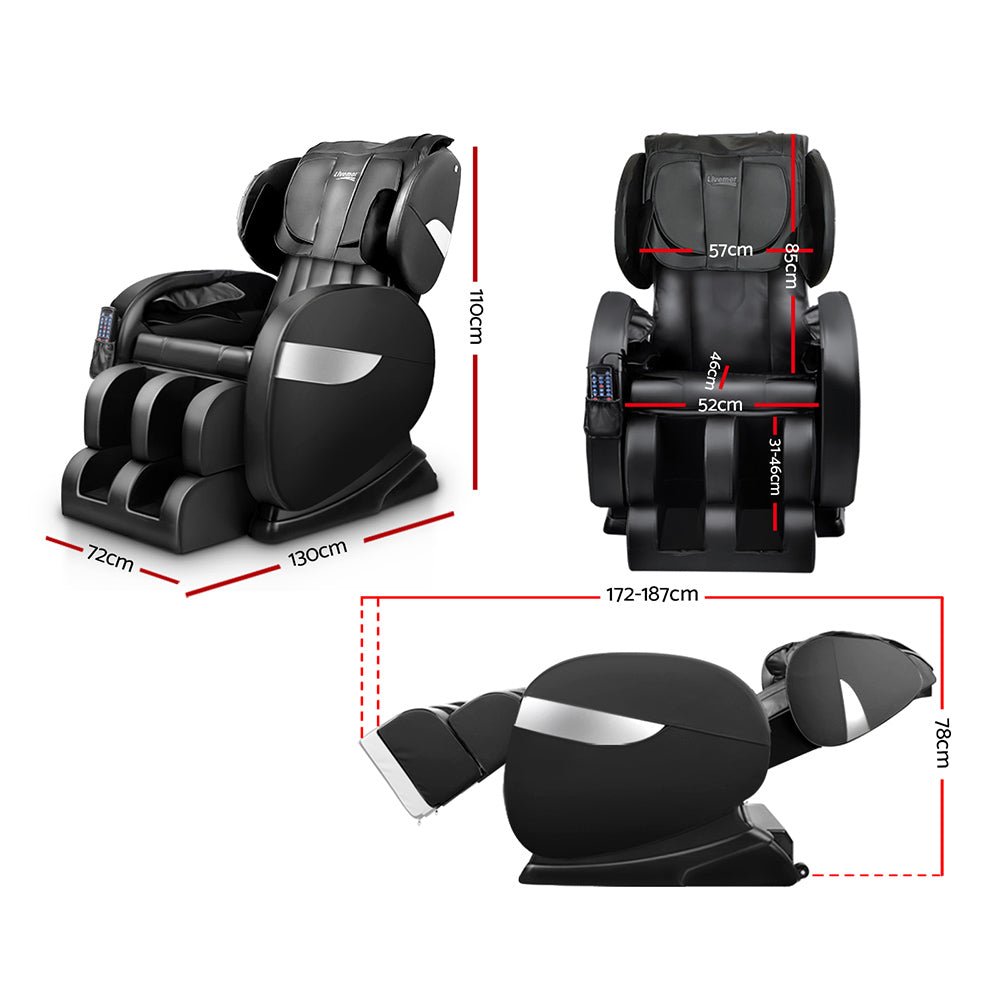 Massage Chair Electric Recliner Zero Gravity Massager - Furniture > Bar Stools & Chairs > Massage Chairs - Rivercity House & Home Co. (ABN 18 642 972 209) - Affordable Modern Furniture Australia