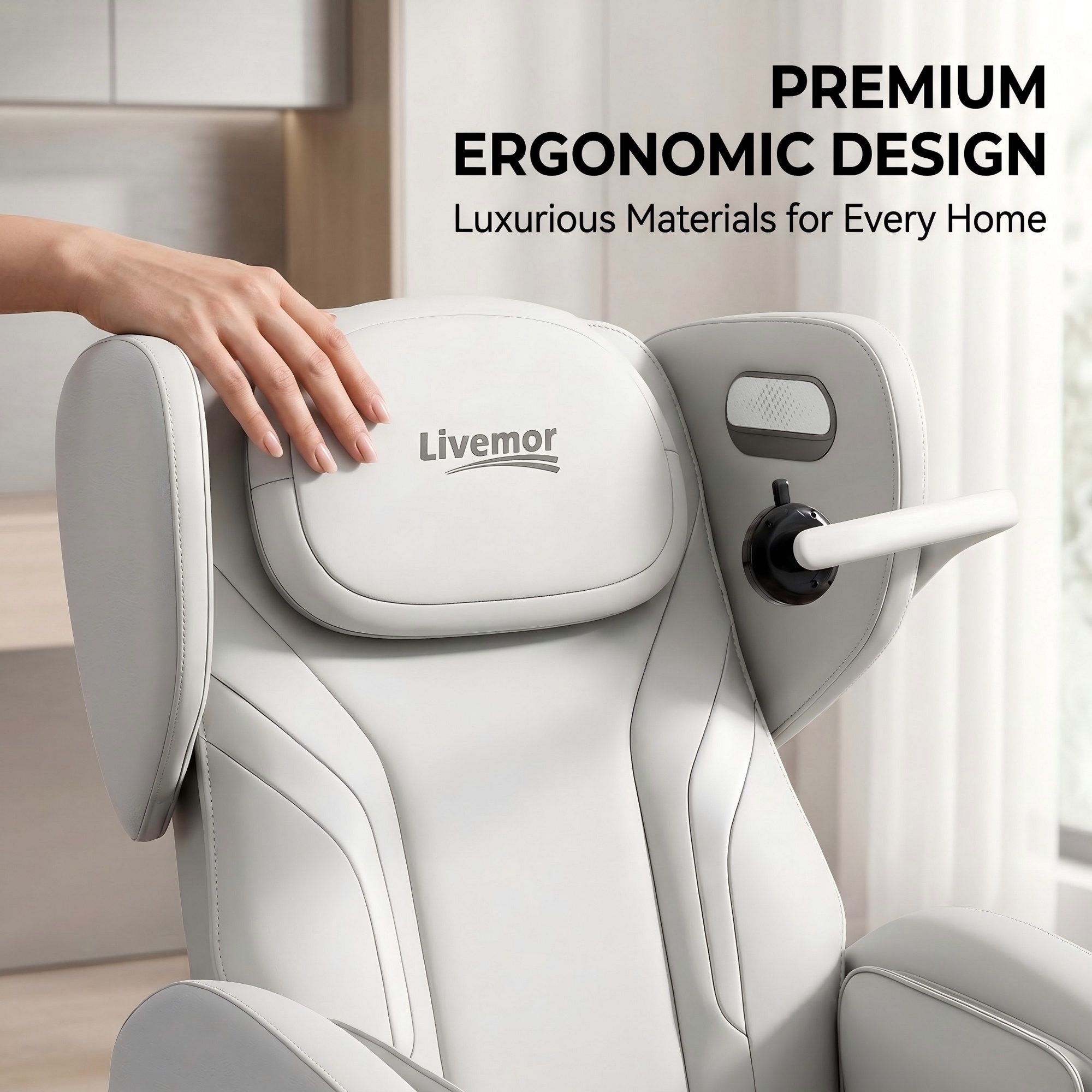 Massage Chair Electric Vibration Recliner Chair ZENO - Furniture > Bar Stools & Chairs > Massage Chairs - Rivercity House & Home Co. (ABN 18 642 972 209) - Affordable Modern Furniture Australia