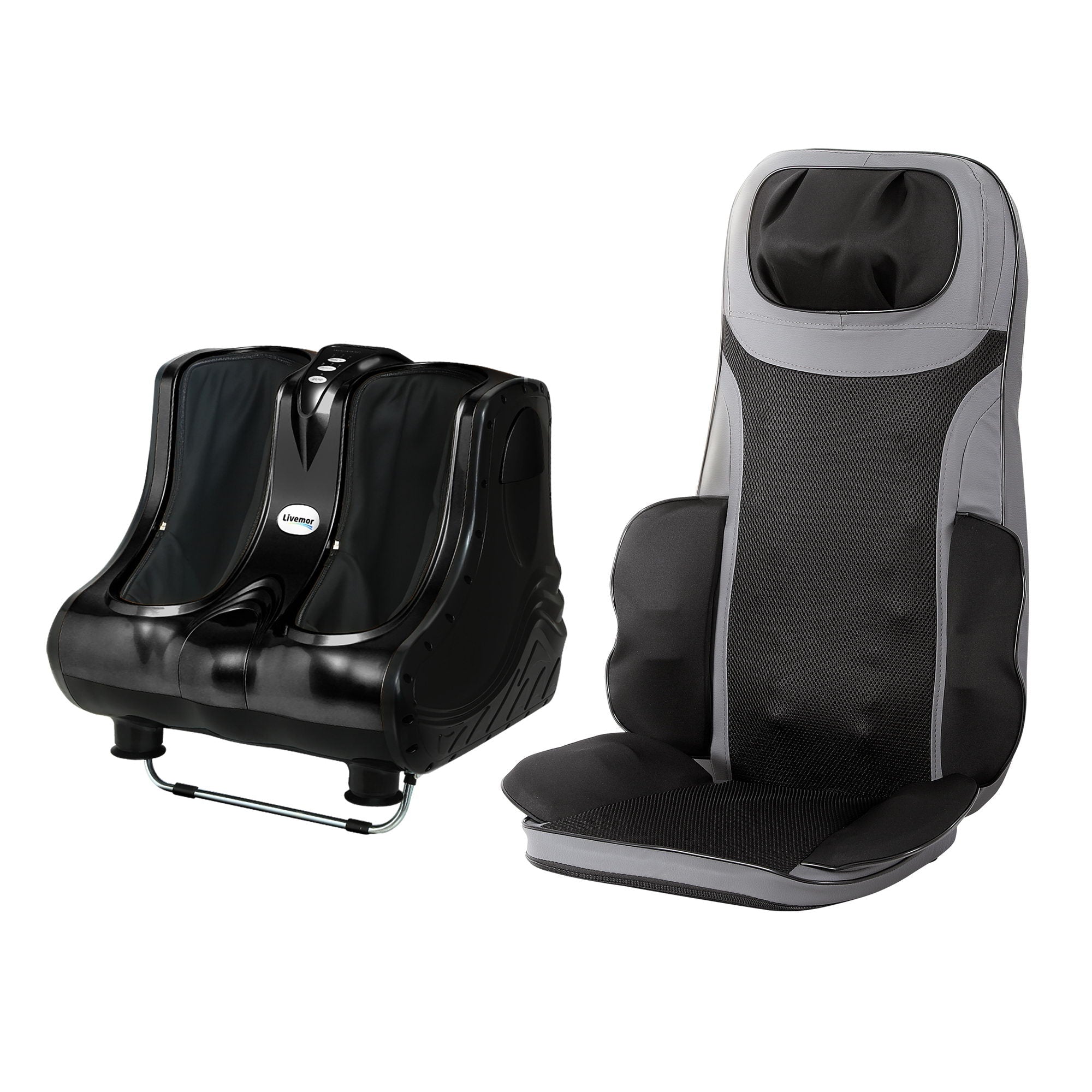 Massage Cushion Heating Massage Seats With Calf Foot Massager - Health & Beauty > Massage & Relaxation > Massagers - Rivercity House & Home Co. (ABN 18 642 972 209) - Affordable Modern Furniture Australia