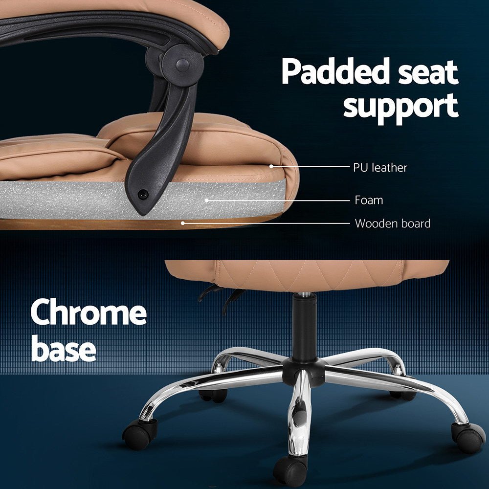 Massage Office Chair Computer Chairs High Back - Furniture > Bar Stools & Chairs > Massage Chairs - Rivercity House & Home Co. (ABN 18 642 972 209) - Affordable Modern Furniture Australia