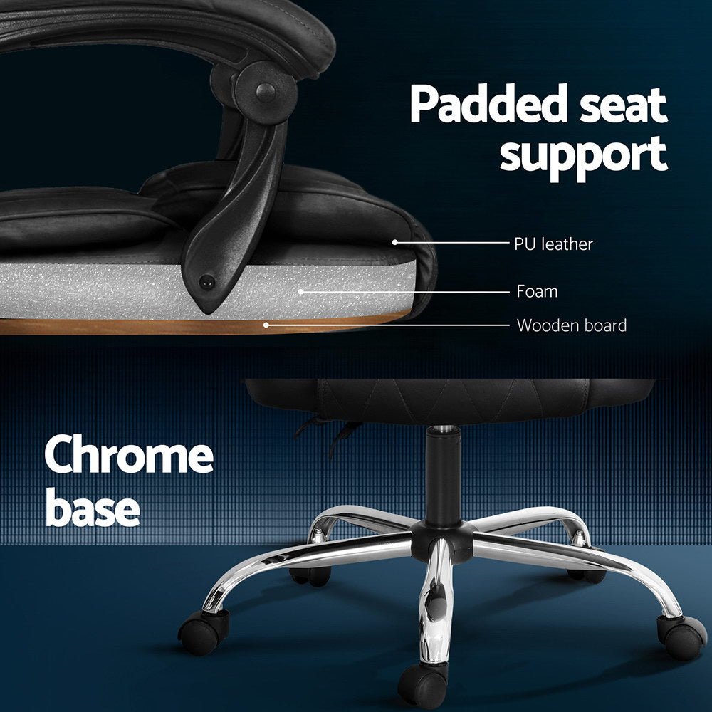 Massage Office Chair Computer Chairs High Back - Furniture > Bar Stools & Chairs > Massage Chairs - Rivercity House & Home Co. (ABN 18 642 972 209) - Affordable Modern Furniture Australia