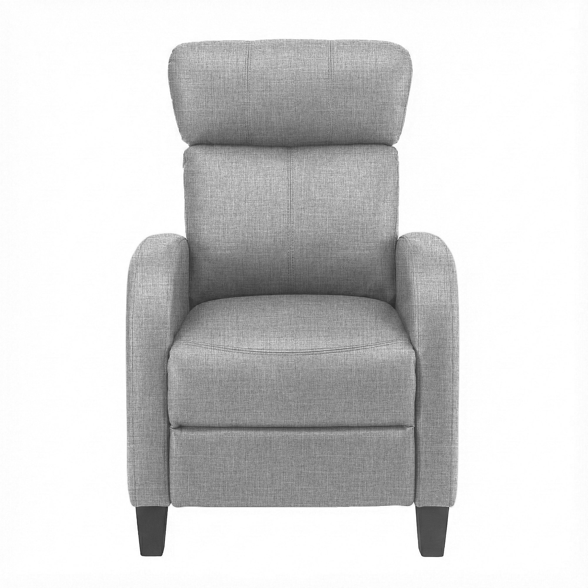 Massage Recliner Chair Small Recliner Sofa for Adults Fabric Grey - Furniture > Bar Stools & Chairs > Arm Chairs & Recliners - Rivercity House & Home Co. (ABN 18 642 972 209) - Affordable Modern Furniture Australia
