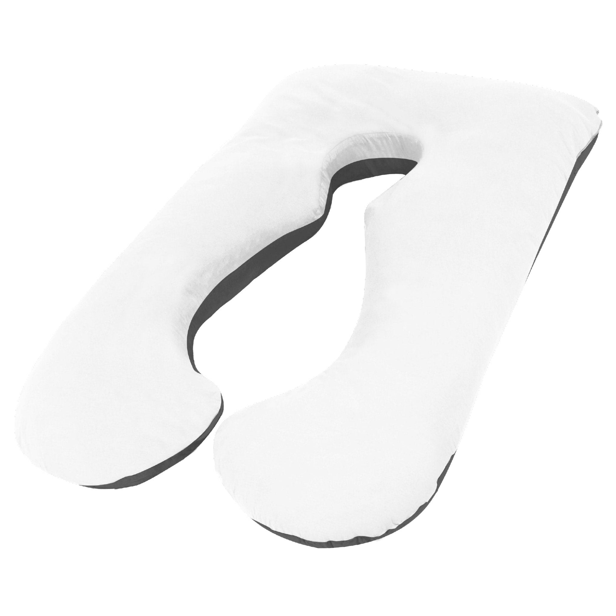 Maternity Pregnancy Nursing Sleeping Body Pillow with Pillowcase - Black x White - Home & Garden > Bedding > Pillows - Rivercity House & Home Co. (ABN 18 642 972 209) - Affordable Modern Furniture Australia