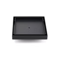 150x150mm Matte Black Tile Insert Floor Drain with 50mm Outlet - Matte Black
