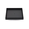 200mm Matte Black Tile Insert Floor Drain Shower Grate with 50mm Outlet