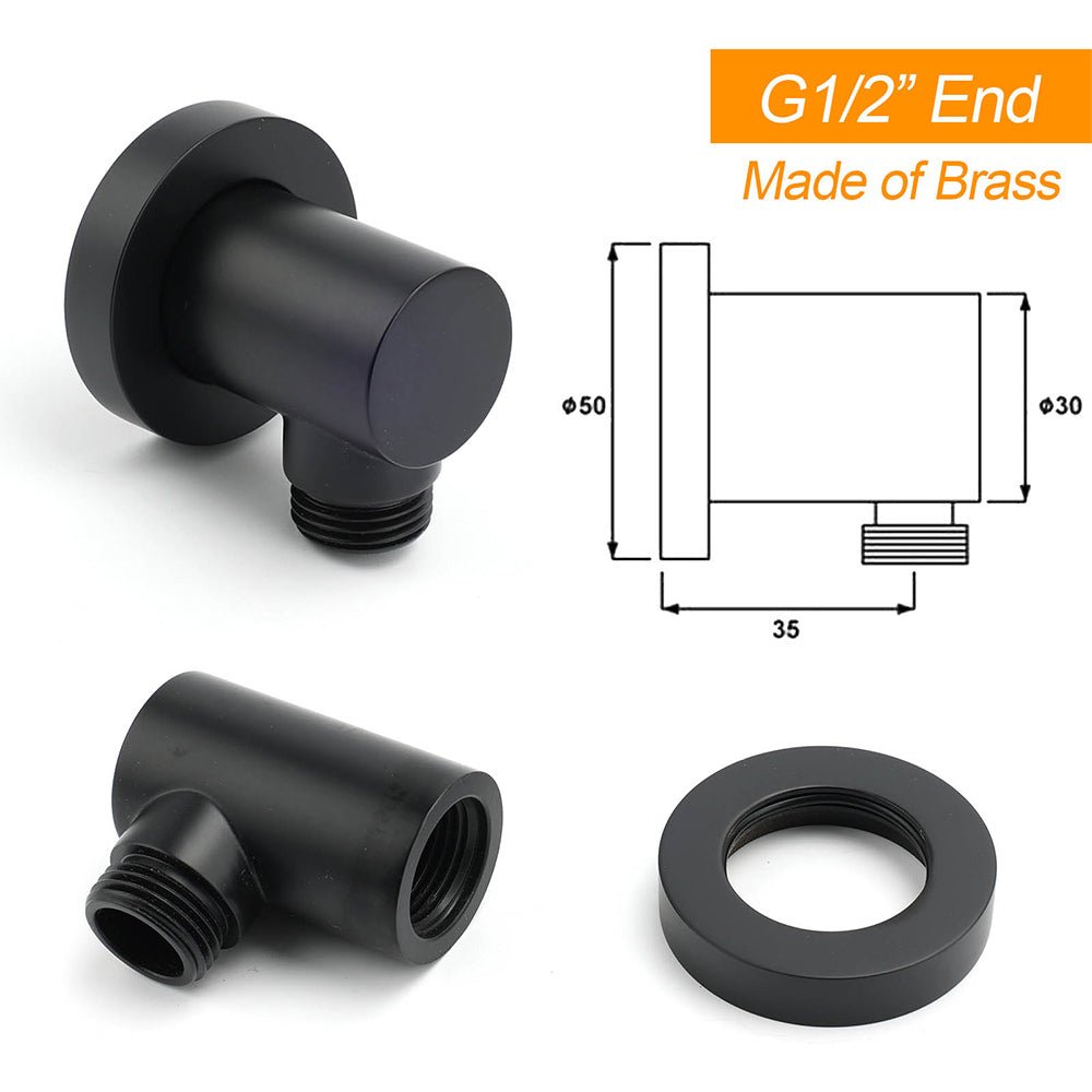 Matt Black Dual Shower Large 12" Square Head Handheld Adjustable Silde Rail Set Mixer - Furniture > Bathroom > Shower Heads & Screens - Rivercity House & Home Co. (ABN 18 642 972 209) - Affordable Modern Furniture Australia