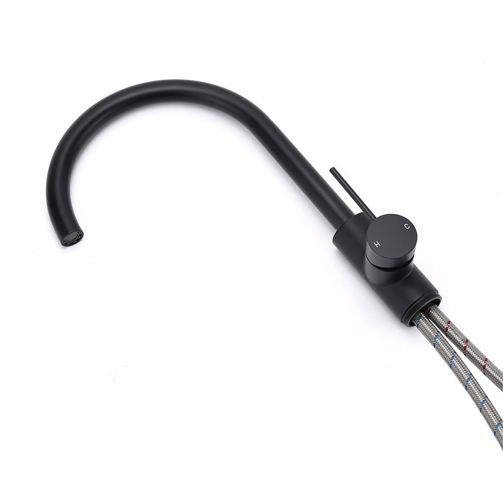 Matt Black Indoor Bathtub Filler Free Standing Mixer Faucet Tap Spout Watermark - Furniture > Bathroom > Shower Heads & Screens - Rivercity House & Home Co. (ABN 18 642 972 209) - Affordable Modern Furniture Australia