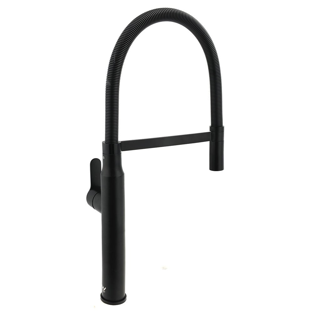 Matt Black Kitchen Sink Basin Mixer 360º Swivel Faucet Tap Pull Out Spout WELS - Furniture > Bathroom > Shower Heads & Screens - Rivercity House & Home Co. (ABN 18 642 972 209) - Affordable Modern Furniture Australia