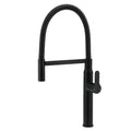 Kitchen Sink Basin Mixer Tap with 360º Swivel Pull Out Spout WELS Certified - Matte Black