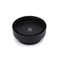 100mm Round Tile Insert Floor Drain with 75mm Waste Outlet - Matte Black