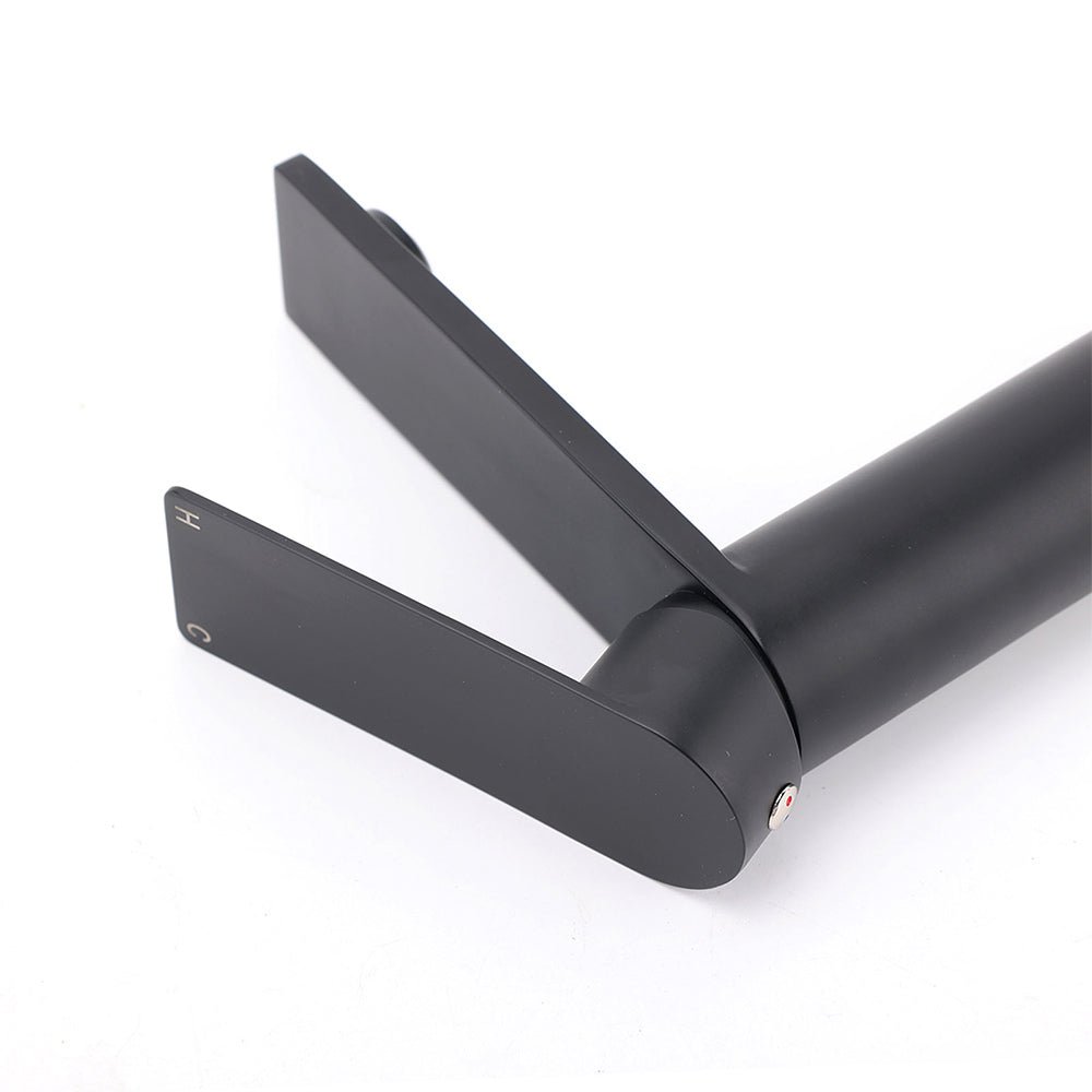 Matt Black Round Bathroom Basin Mixer Vanity Sink Faucet Spout Laundry Tap WELS - Furniture > Bathroom > Shower Heads & Screens - Rivercity House & Home Co. (ABN 18 642 972 209) - Affordable Modern Furniture Australia