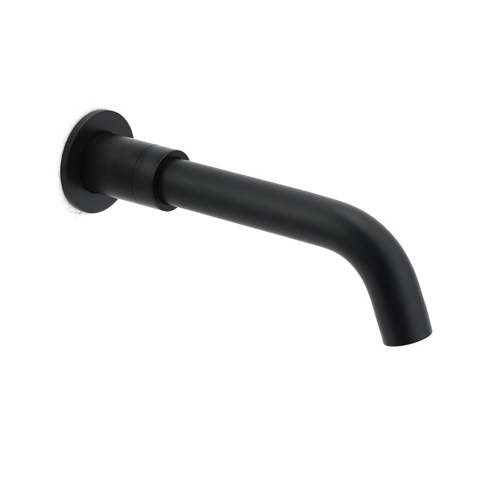 Matt Black Round Wall Mount Basin Faucet Bubble Water Outlet Bath Tub Spout Set - Furniture > Bathroom > Shower Heads & Screens - Rivercity House & Home Co. (ABN 18 642 972 209) - Affordable Modern Furniture Australia