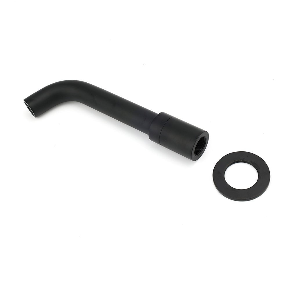 Matt Black Round Wall Mount Basin Faucet Bubble Water Outlet Bath Tub Spout Set - Furniture > Bathroom > Shower Heads & Screens - Rivercity House & Home Co. (ABN 18 642 972 209) - Affordable Modern Furniture Australia