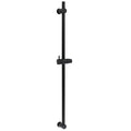 850mm Solid Brass Sliding Rail Bar with Swivel Handheld Shower Holder - Matte Black