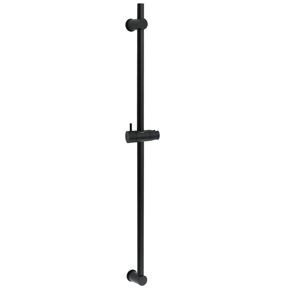 Matt Black Solid Brass 850mm Long Sliding Rail Bar Swivel Handheld Shower Holder - Furniture > Bathroom > Shower Heads & Screens - Rivercity House & Home Co. (ABN 18 642 972 209) - Affordable Modern Furniture Australia