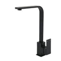 KYLINS Matte Black Square Gooseneck 360 Swivel Laundry Sink Kitchen Mixer Faucet Tapware - Matte Black