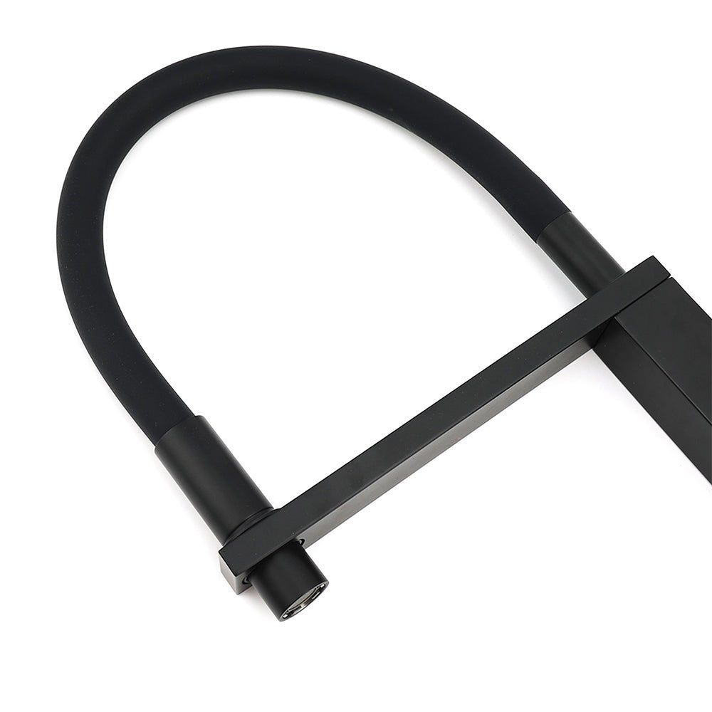 Matt Black Swivel Kitchen Sink Basin Mixer Swivel Faucet Tapware Pull Out Spout - Furniture > Bathroom > Shower Heads & Screens - Rivercity House & Home Co. (ABN 18 642 972 209) - Affordable Modern Furniture Australia
