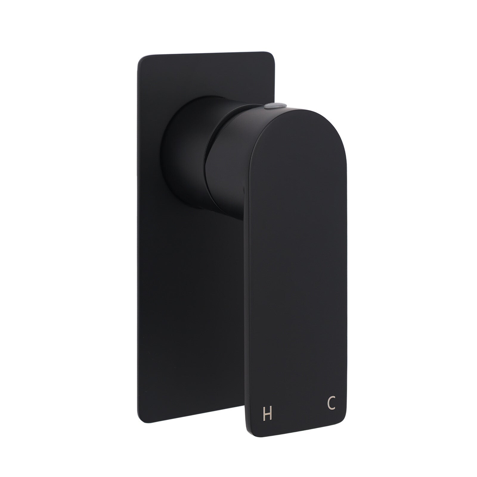 Matte Black Rectangle Shower Mixer Hot Cold Control Tap 35mm Ceramic Cartridge - Furniture > Bathroom > Shower Heads & Screens - Rivercity House & Home Co. (ABN 18 642 972 209) - Affordable Modern Furniture Australia