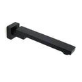 Square Bathtub Faucet with 180° Swivel Spout - Matte Black