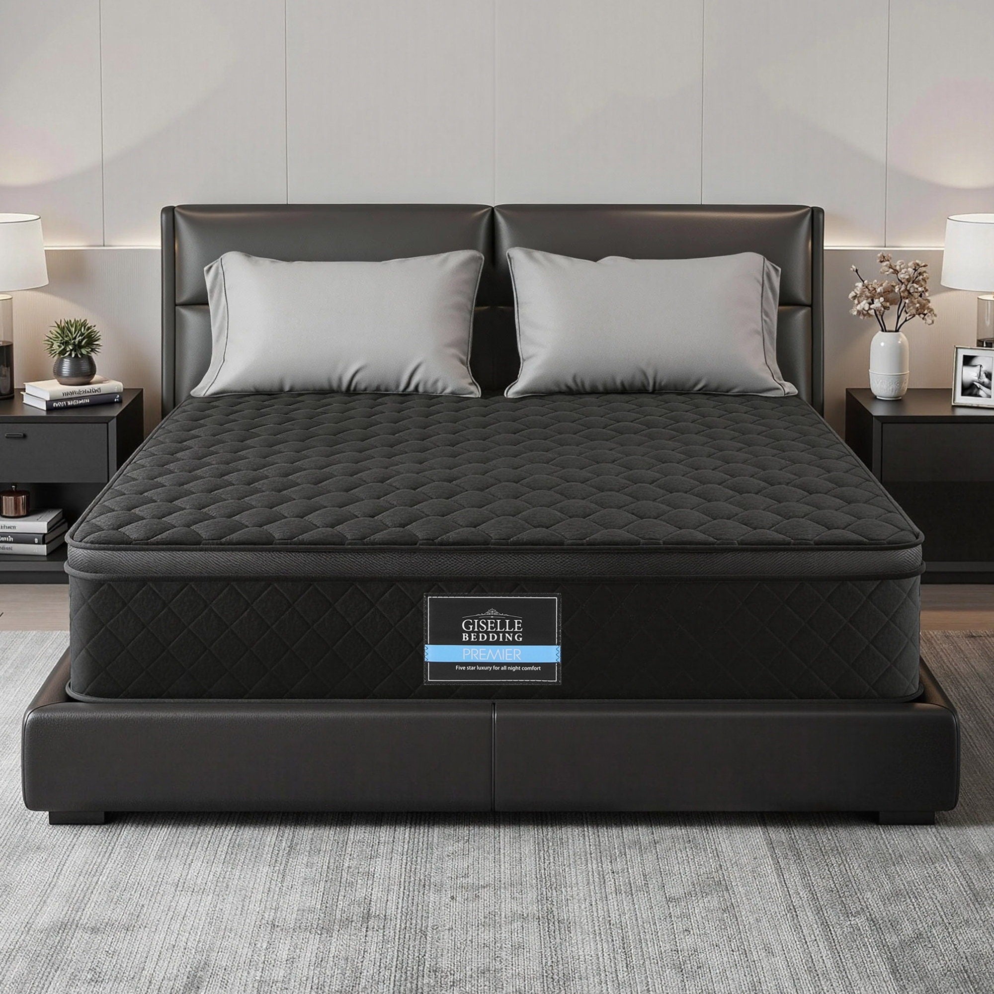 Mattress 34cm 5 - Zone Pocket Spring Egg - crate Memory Foam Double - Furniture > Mattresses > Double Mattress - Rivercity House & Home Co. (ABN 18 642 972 209) - Affordable Modern Furniture Australia